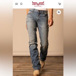 Kimes Ranch “BROOKS” medium Dark Jean XXL